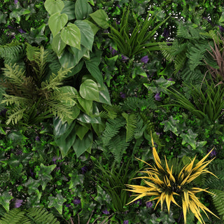 Lush Spring Yellow 100x100CM Green Wall Panel Outdoor UV