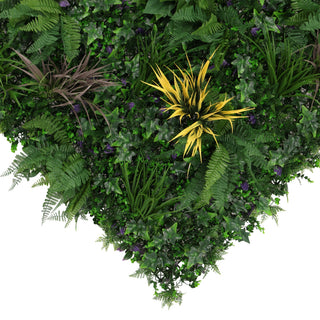 Lush Spring Yellow 100x100CM Green Wall Panel Outdoor UV